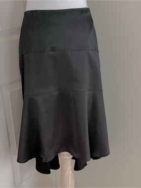 JUST CAVALLI DRESSY SKIRT HIGH/LOW BLACK COLOR IT/48/12US